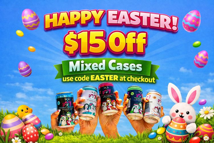 Smug AF homepage hero mobile – alcohol-free cocktails Australia